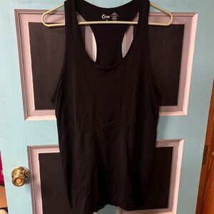 Zyia Black Copper Charged Racerback Tank Top XL